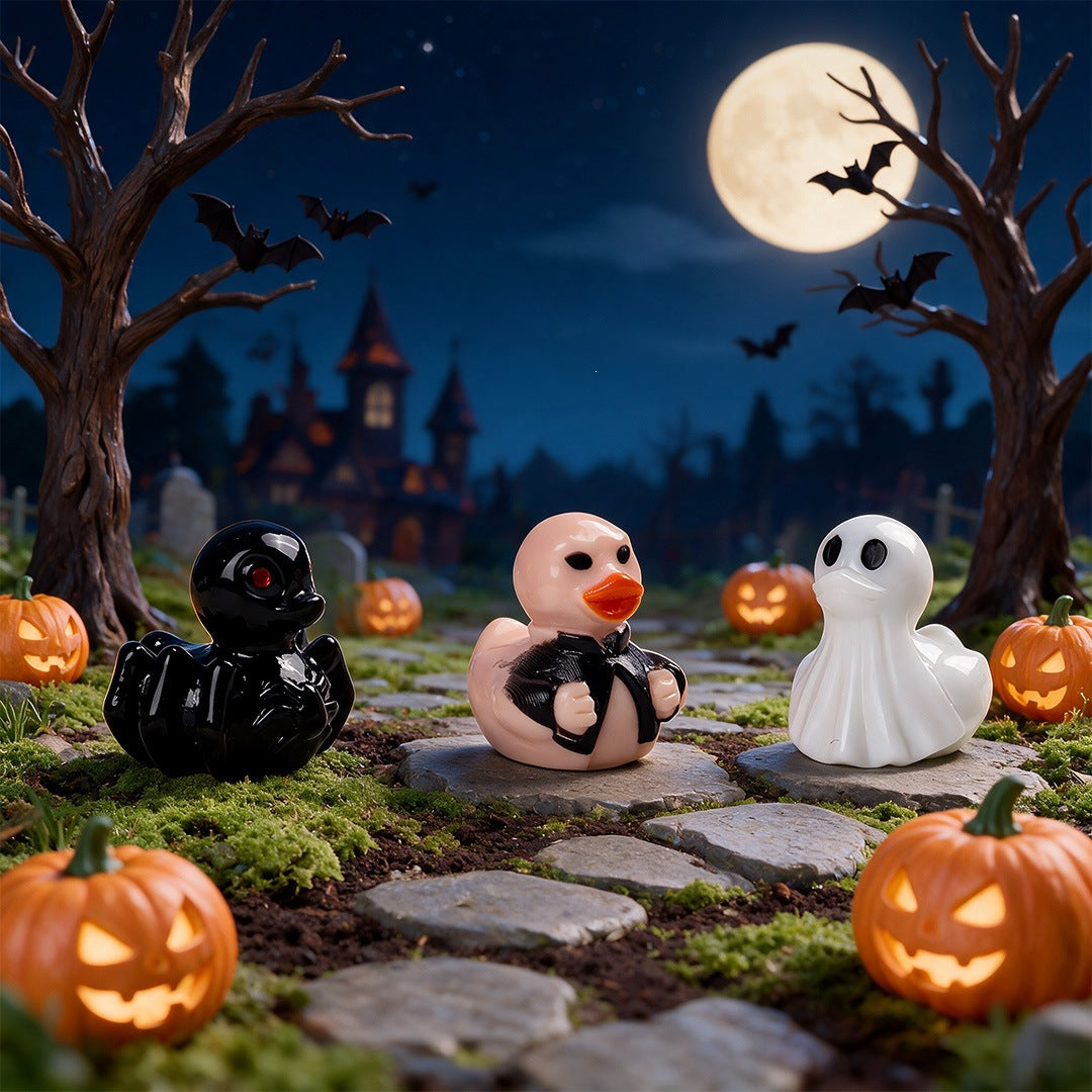 Halloween Duck Figurine Ornaments