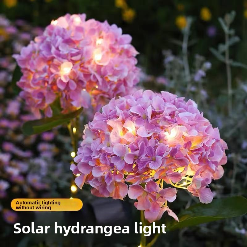 Solar LED Hydrangea Garden Light Outdoor & Pond Lighting product image 8