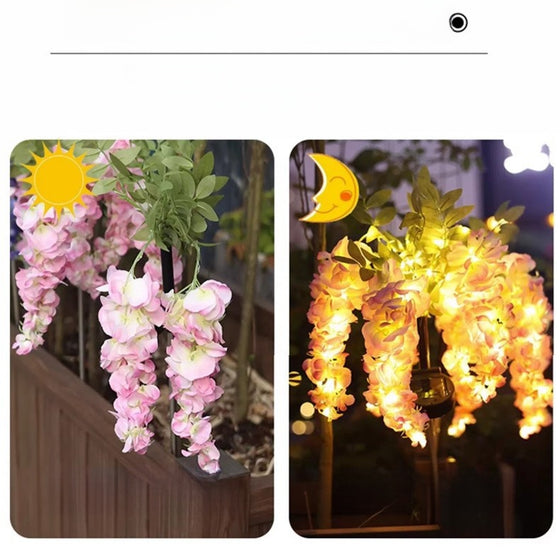 Solar Powered Wisteria Flower Garden Lamp Outdoor & Pond Lighting product image 5