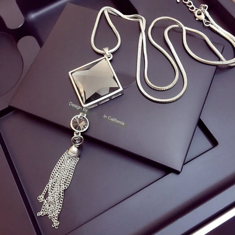 Long Necklace, Sweater Necklace, Accessory Necklace - Image 11