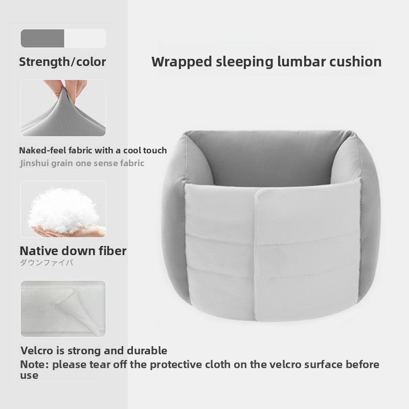 Ergonomic Lumbar Support Pillow for Sleep Comfort
