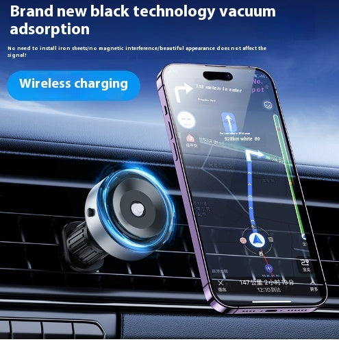 Magnetic Phone Holder with Vacuum Attachement