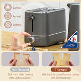 Toaster toasting bread slices