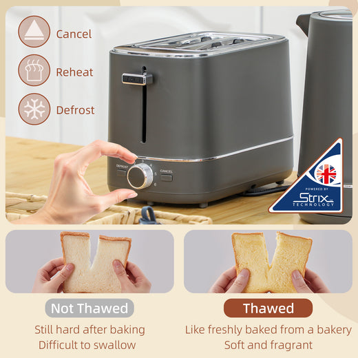 Toaster toasting bread slices