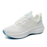 Womens Thick Sole Breathable Running Shoes Casual Lace Up Sports Sneakers