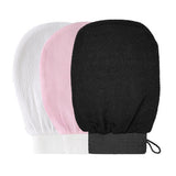 Exfoliating bath gloves