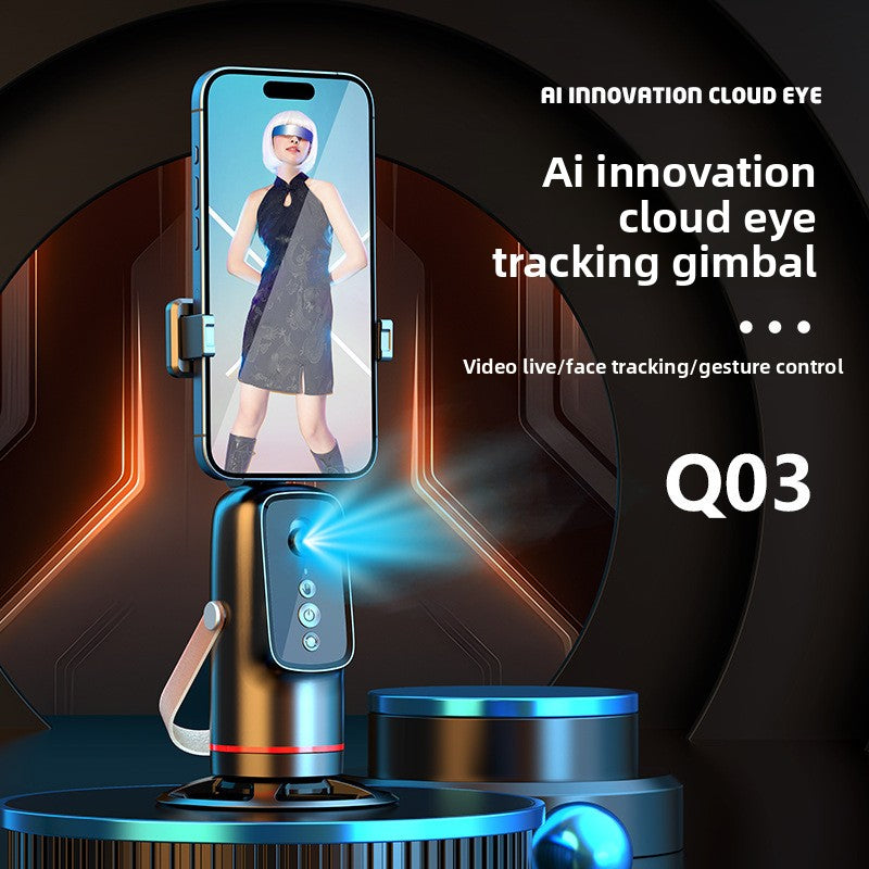 AI Tracking Smartphone Gimbal Stabilizer with Face Recognition