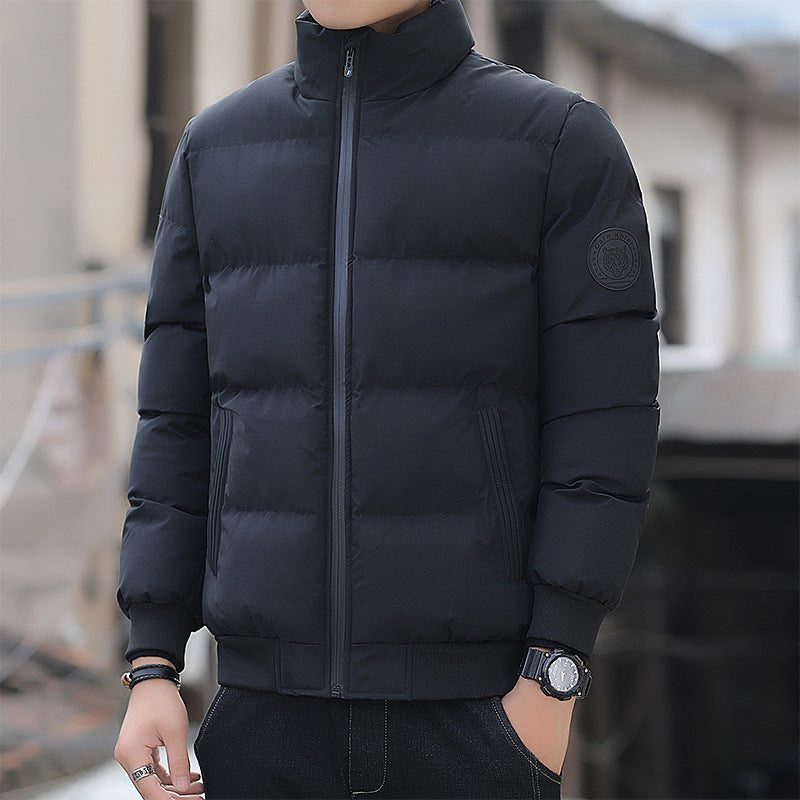Men's Stand Collar Cotton Jacket