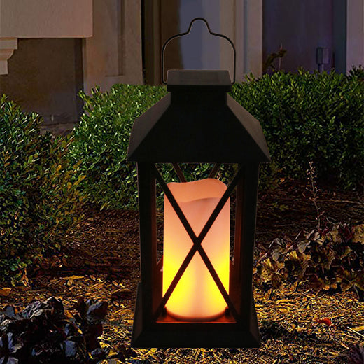 European Style Flashing Candle Lantern