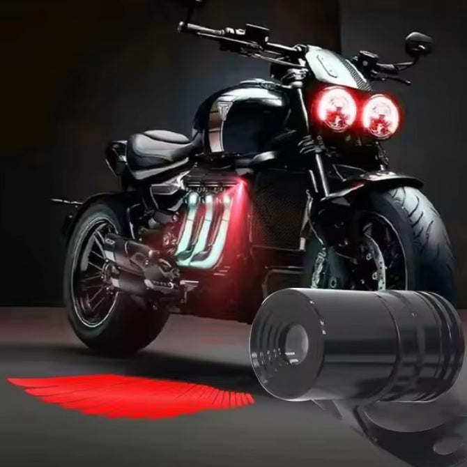 Universal Angel Wings Projection Light for Electric Vehicle Motorcycle Car Door Chassis Welcome Lamp