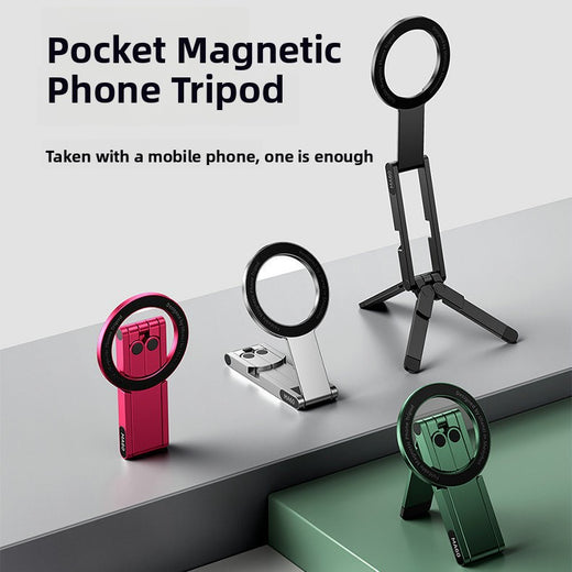 Aluminum Alloy Magnetic Phone Tripod Stand