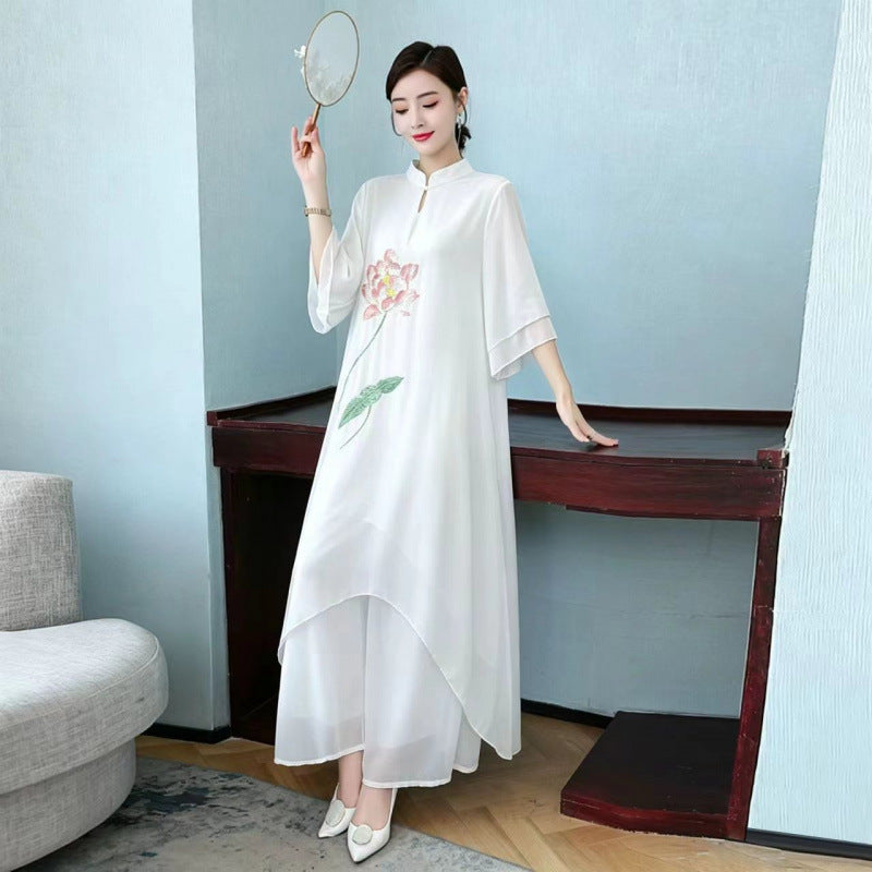 Dress chiffon pants