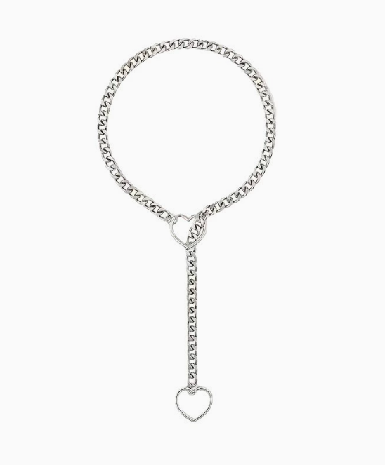 Heart Slip Chain Necklace for Women - Image 1