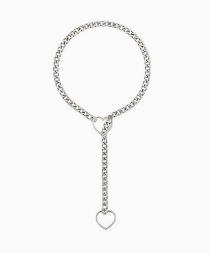 Heart Slip Chain Necklace for Women - Image 1
