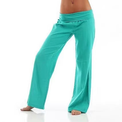 Wide-leg elastic waist pants, photo 5