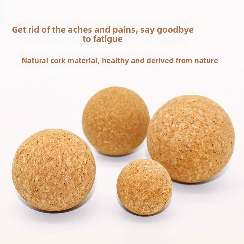 Cork Yoga Massage Ball for Muscle Relaxation