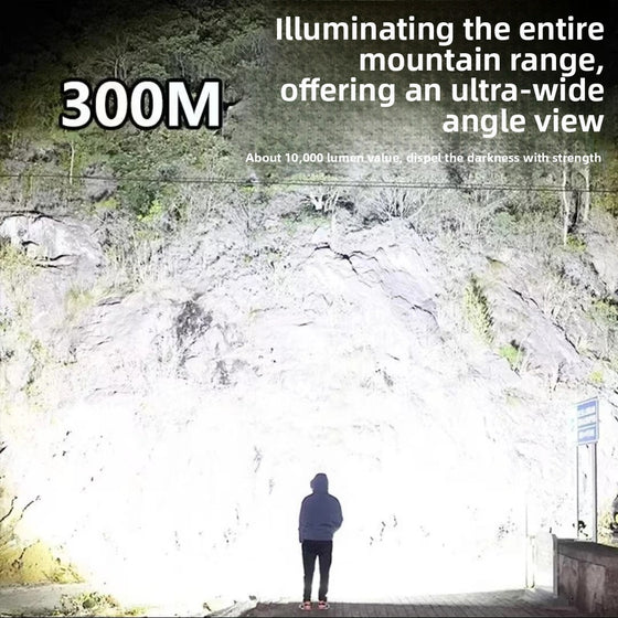 High Brightness Rechargeable LED Flashlight Outdoor Lighting & Tools product image 3