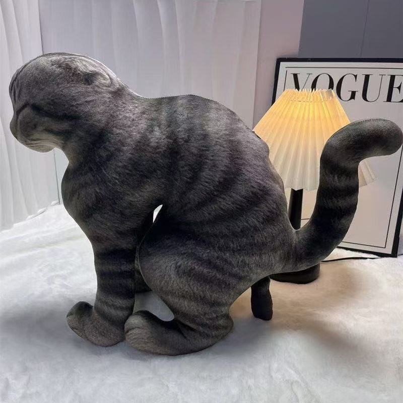 Funny Squeeze Animal Plush Pillow Cute Cat Dog Hugging Cushion Stress Relief Doll Toy
