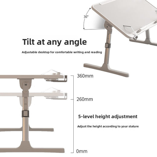 Adjustable Folding Laptop Bed Table