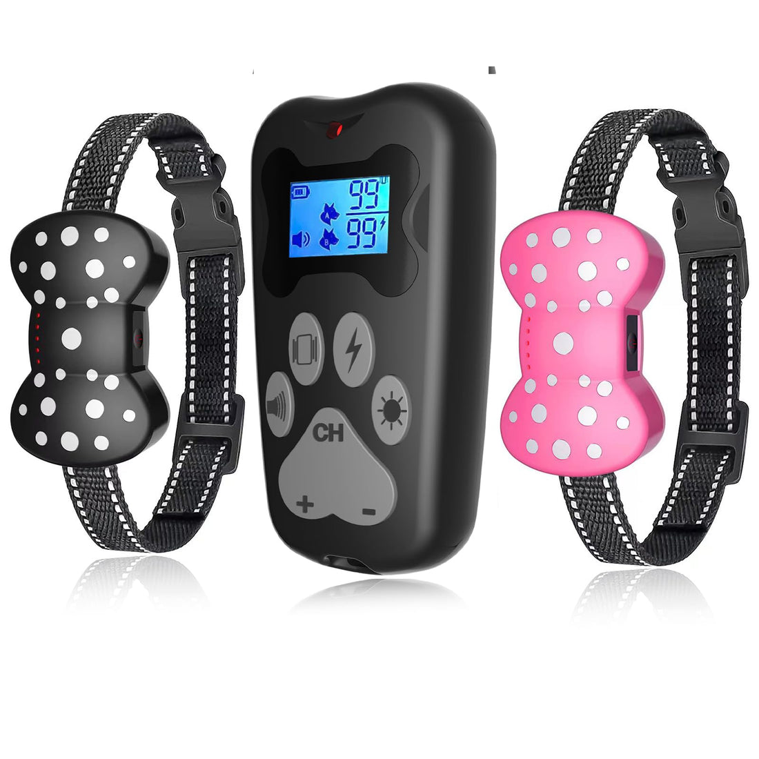 Dual Dog Training Collar with Remote 3000Ft Range - Image 2