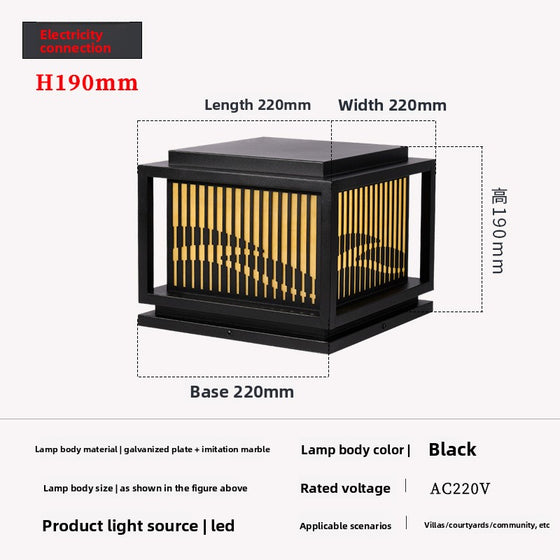 Solar Powered Outdoor Column Light Outdoor & Pond Lighting product image 6