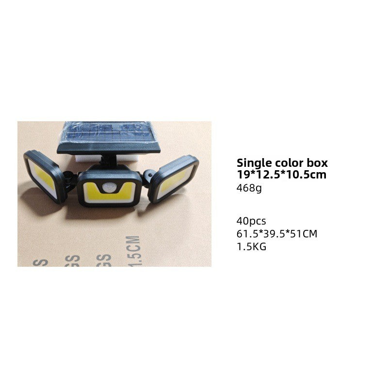 Solar-powered foldable lighting lamp