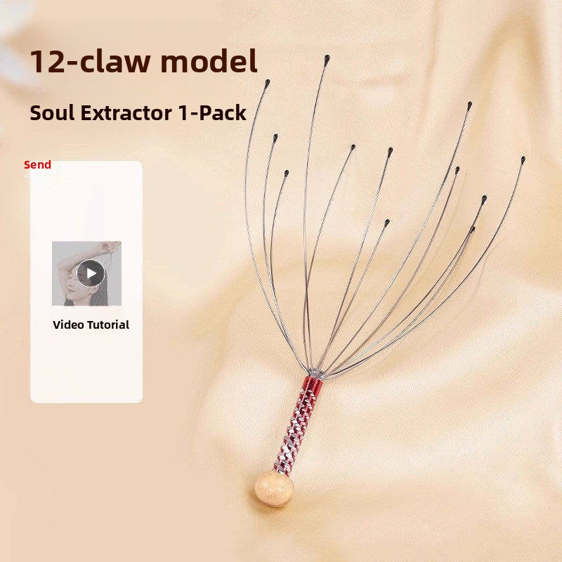 Octopus Head Massager Scalp Scratcher