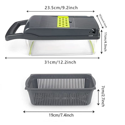 Mandoline slicer with stainless blades