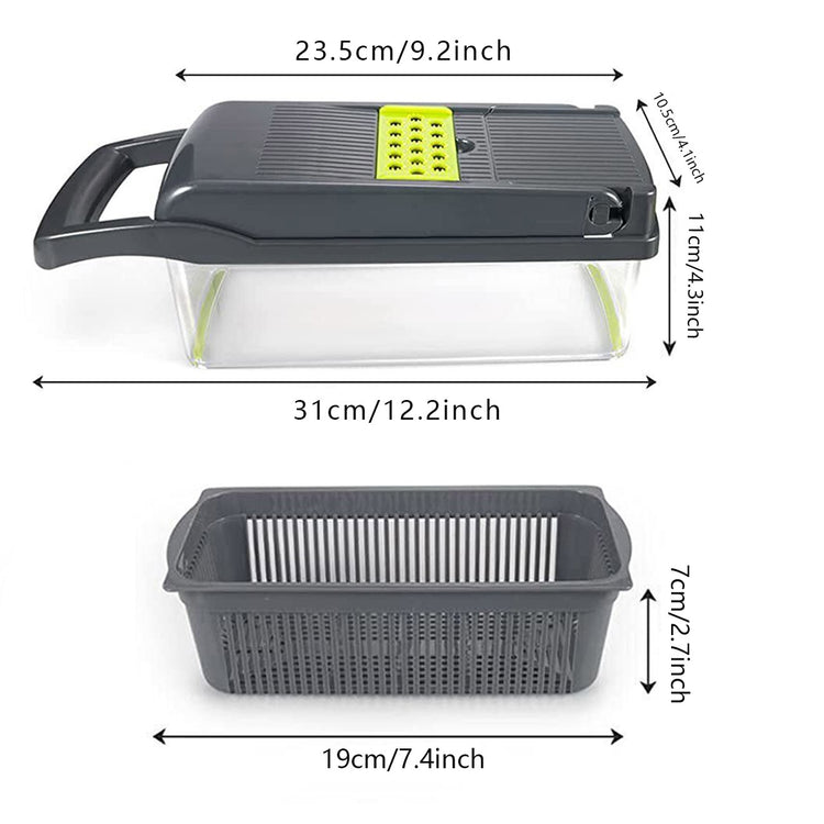 Mandoline slicer with stainless blades