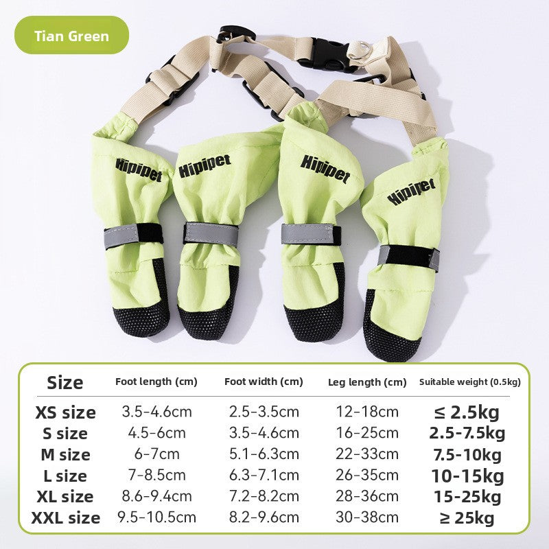Dog Protective Shoes with Anti-Slip Soles