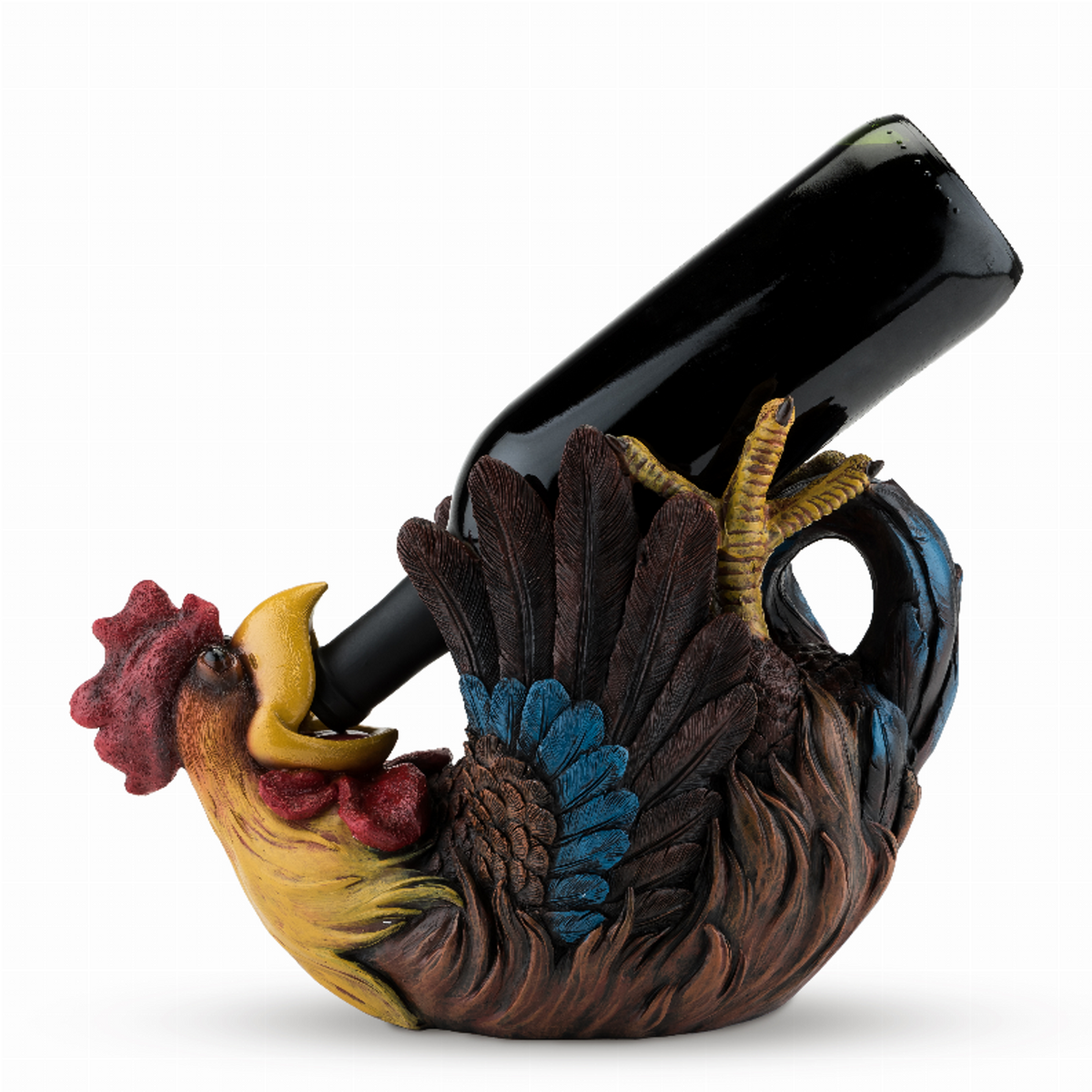 Rowdy Rooster Wine Bottle Holder by True
