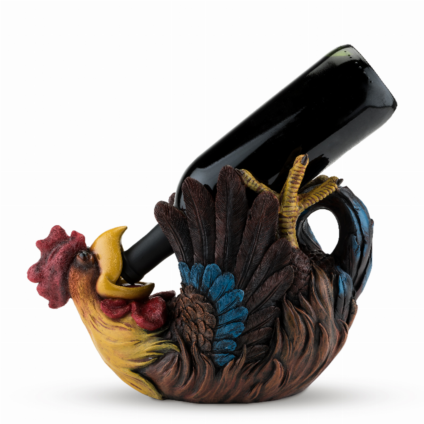 Rowdy Rooster Wine Bottle Holder by True