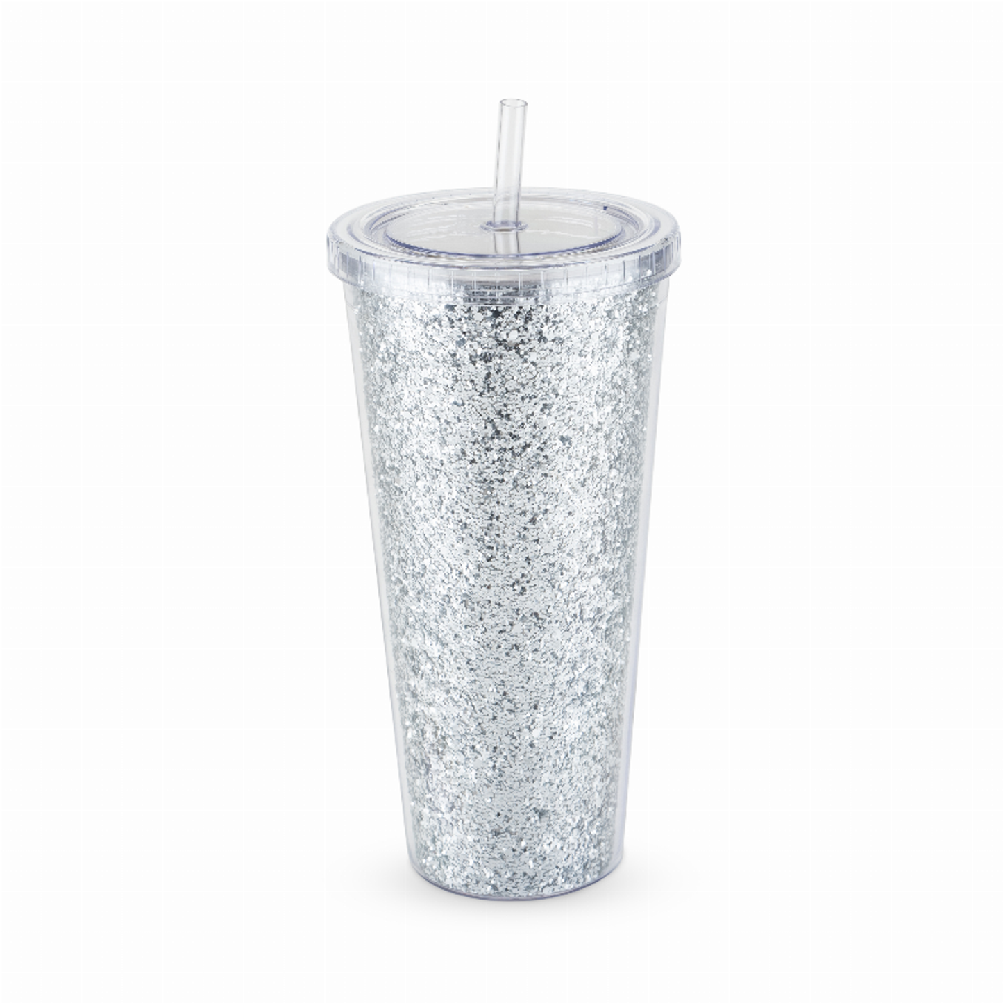 Glam Double-Walled Glitter Tumbler by Blush, 24 oz