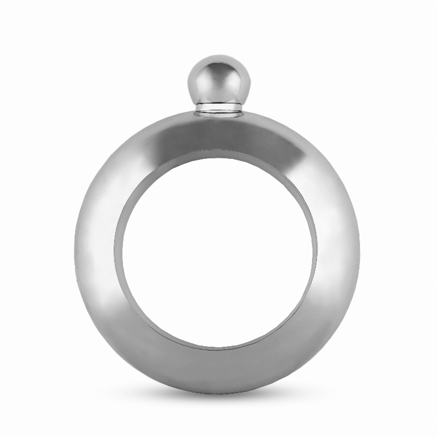 Blush Charade Silver Bracelet Flask