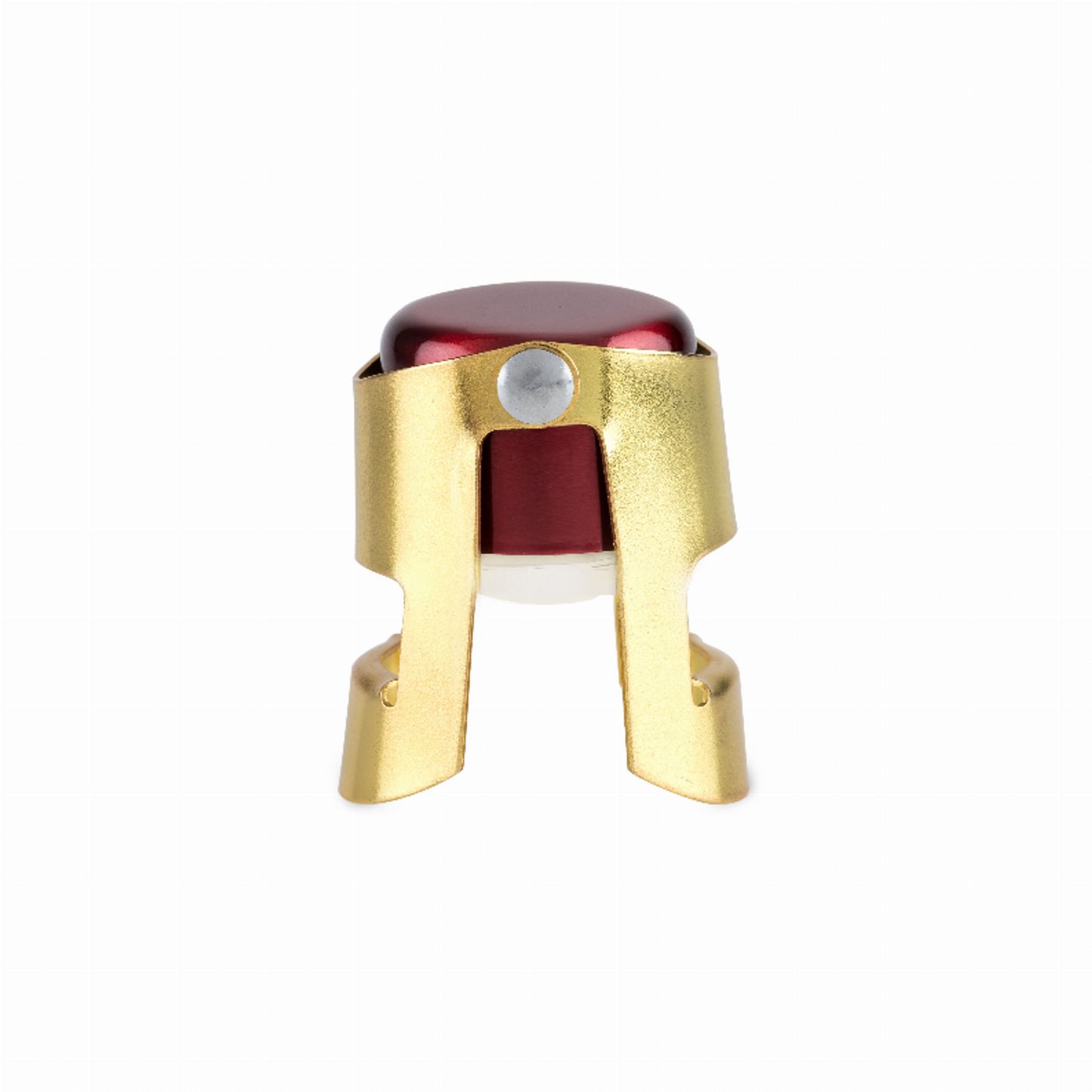 Twine Red and Gold Champagne Stopper