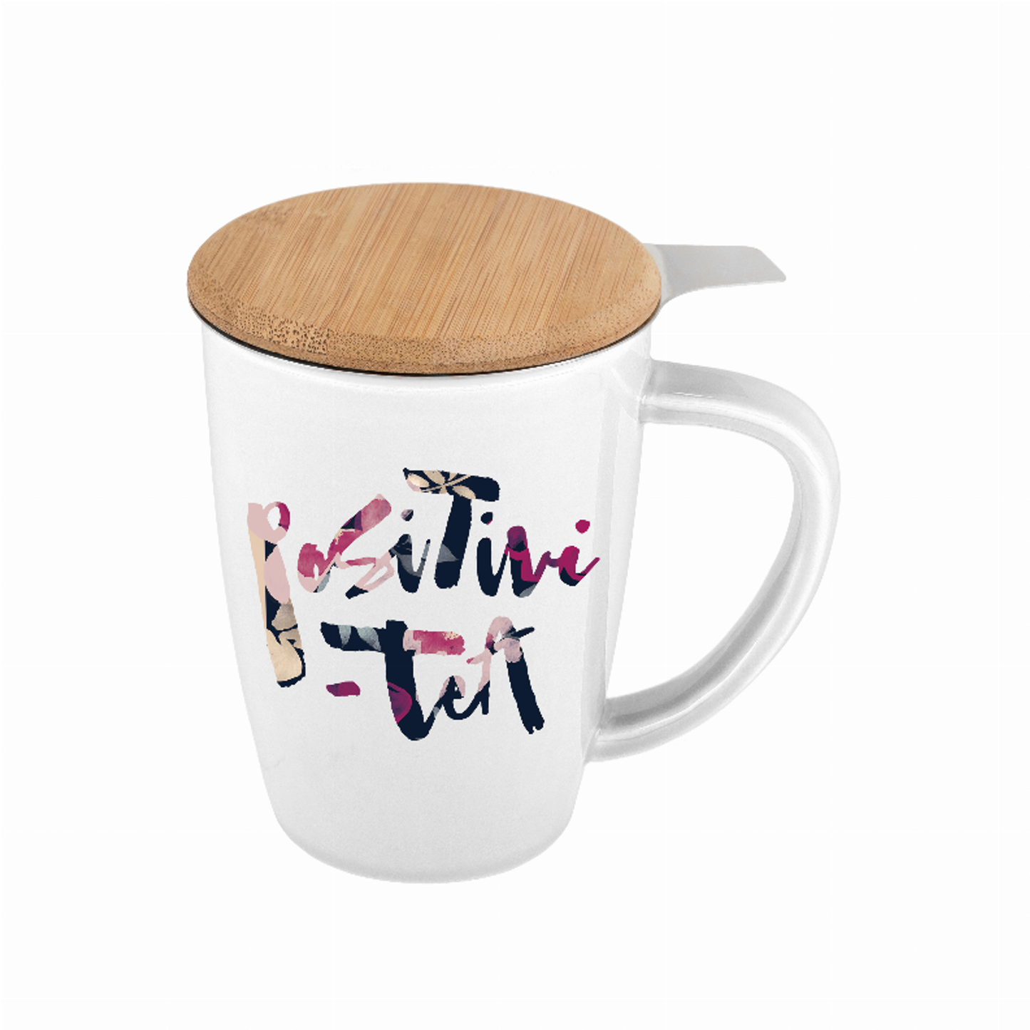 Bailey Positivi-Tea Ceramic Tea Mug and Infuser