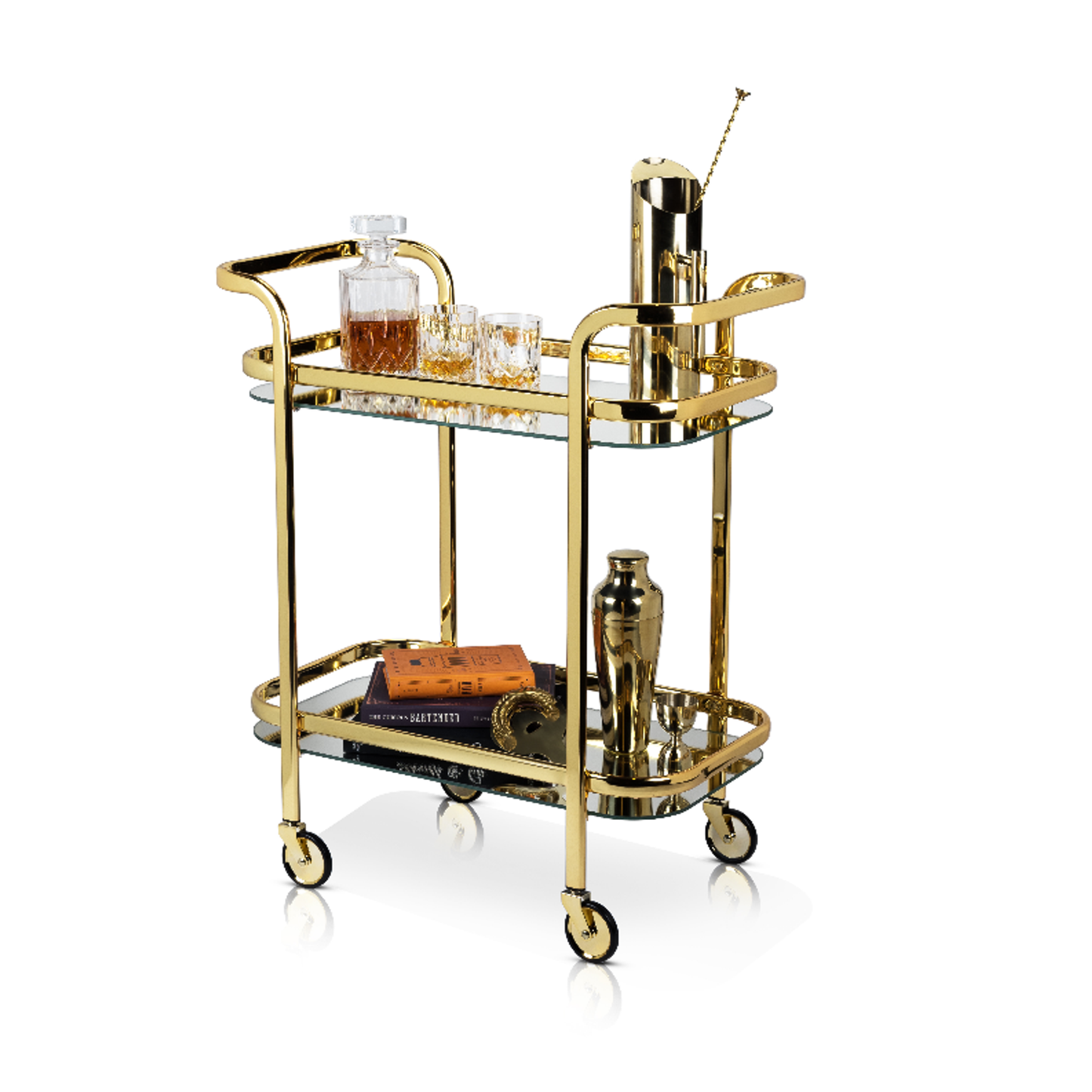 Viski Gold Bar Cart