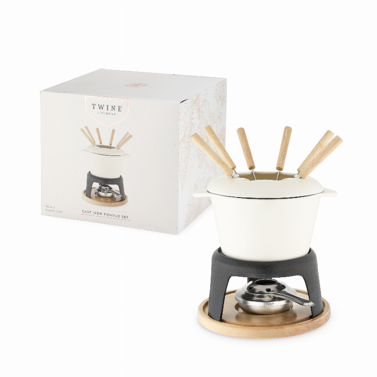 Twine Cast Iron Fondue Set