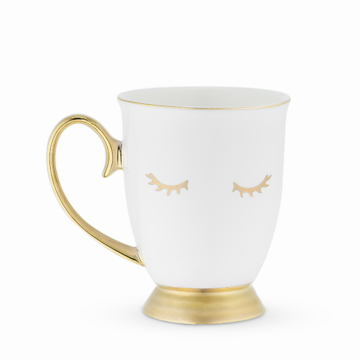 Holly White Eyelash Mug by Pinky Up