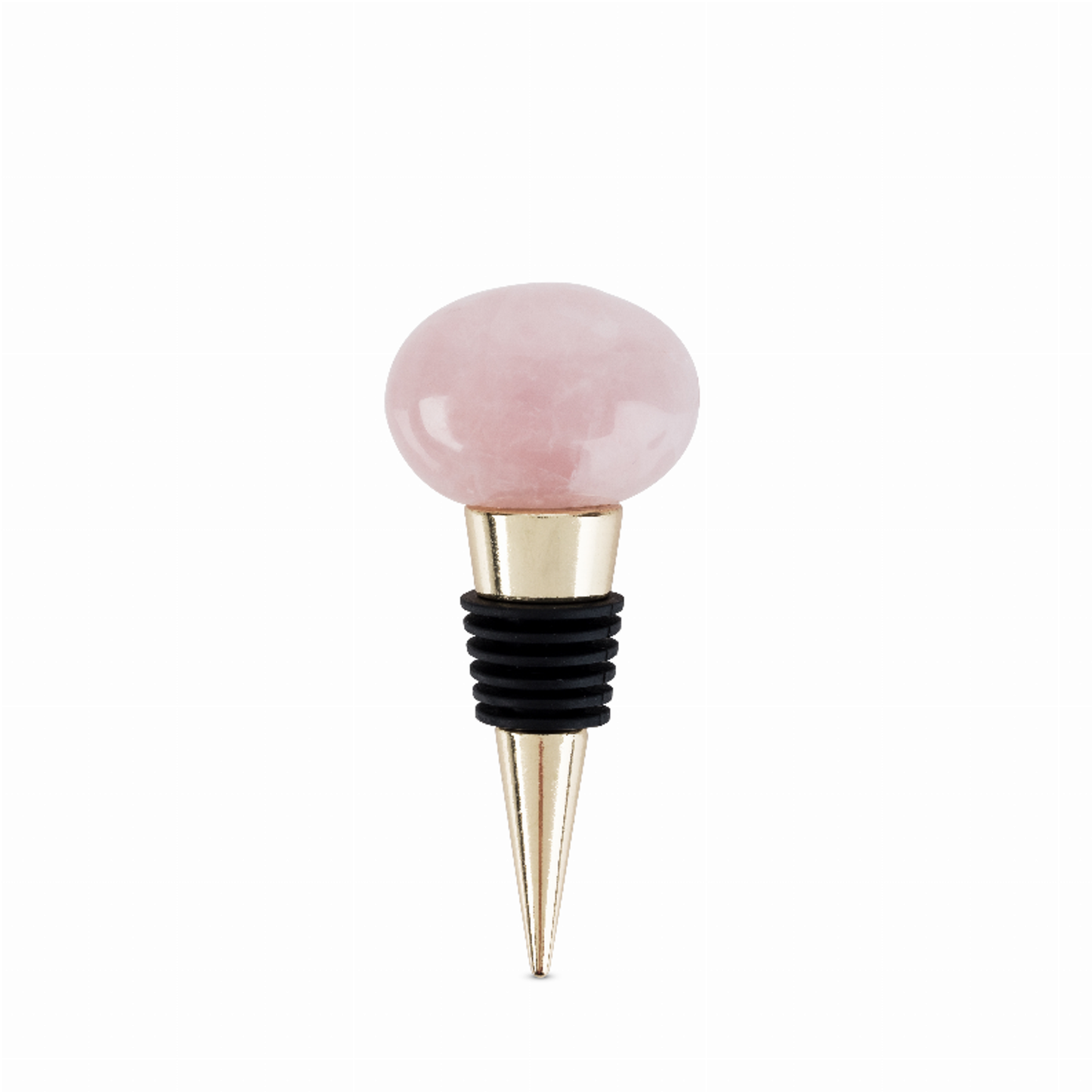 Twine Rose Quartz Bottle Stopper