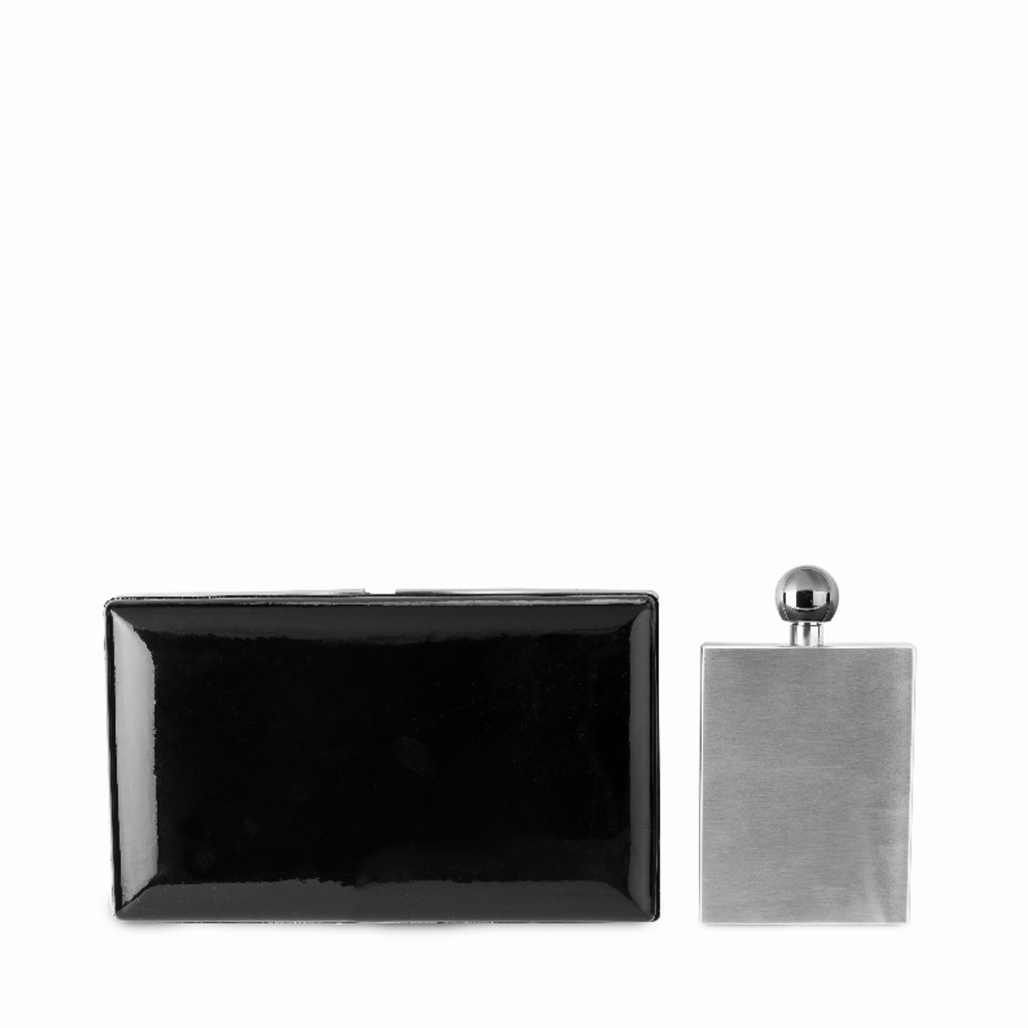 Blush Incognito Black Clutch Flask