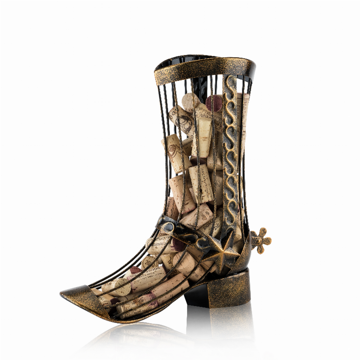 Boot Wine Cork Display