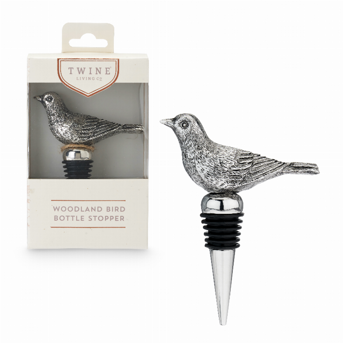 Bird Bottle Stopper by Twine