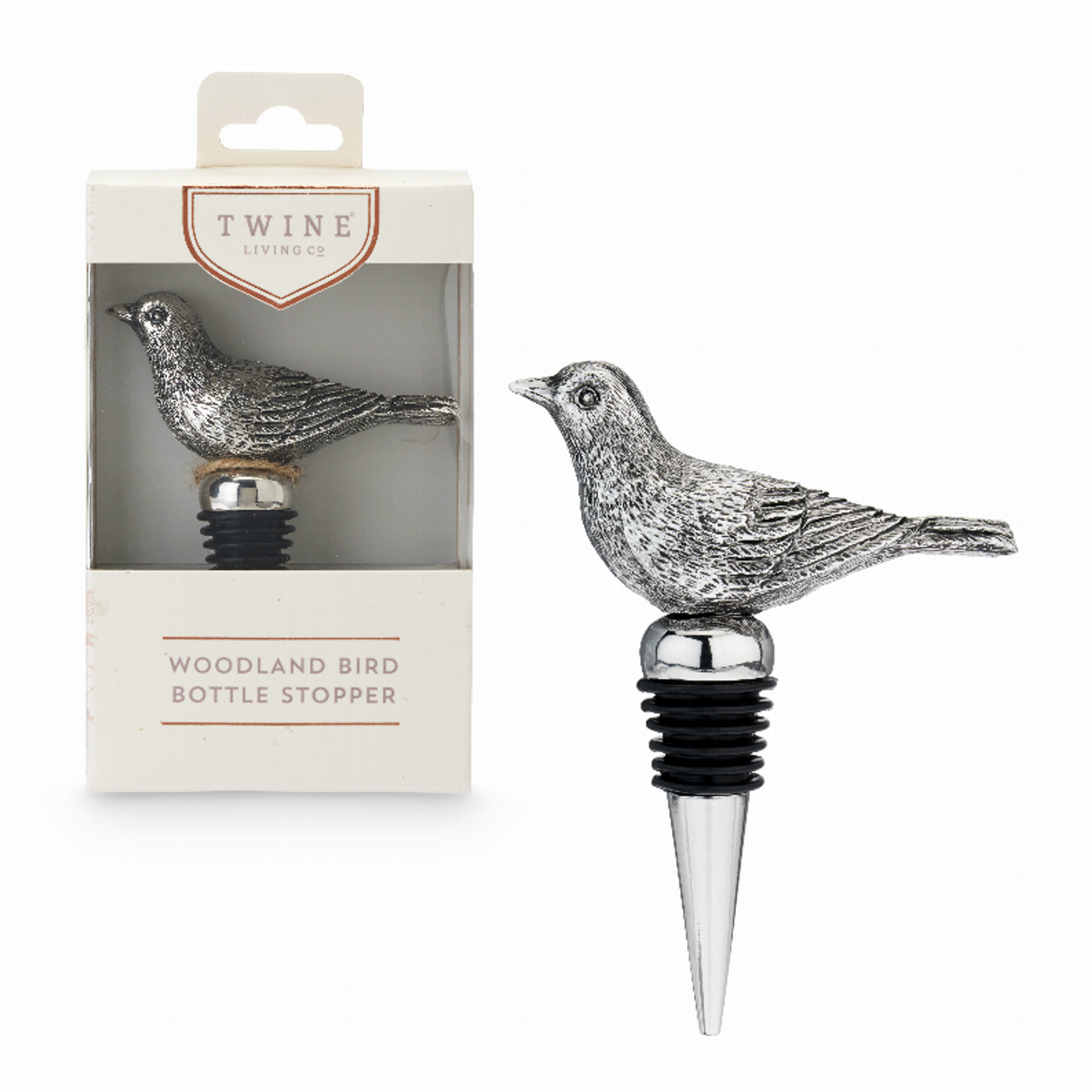 Bird Bottle Stopper by Twine