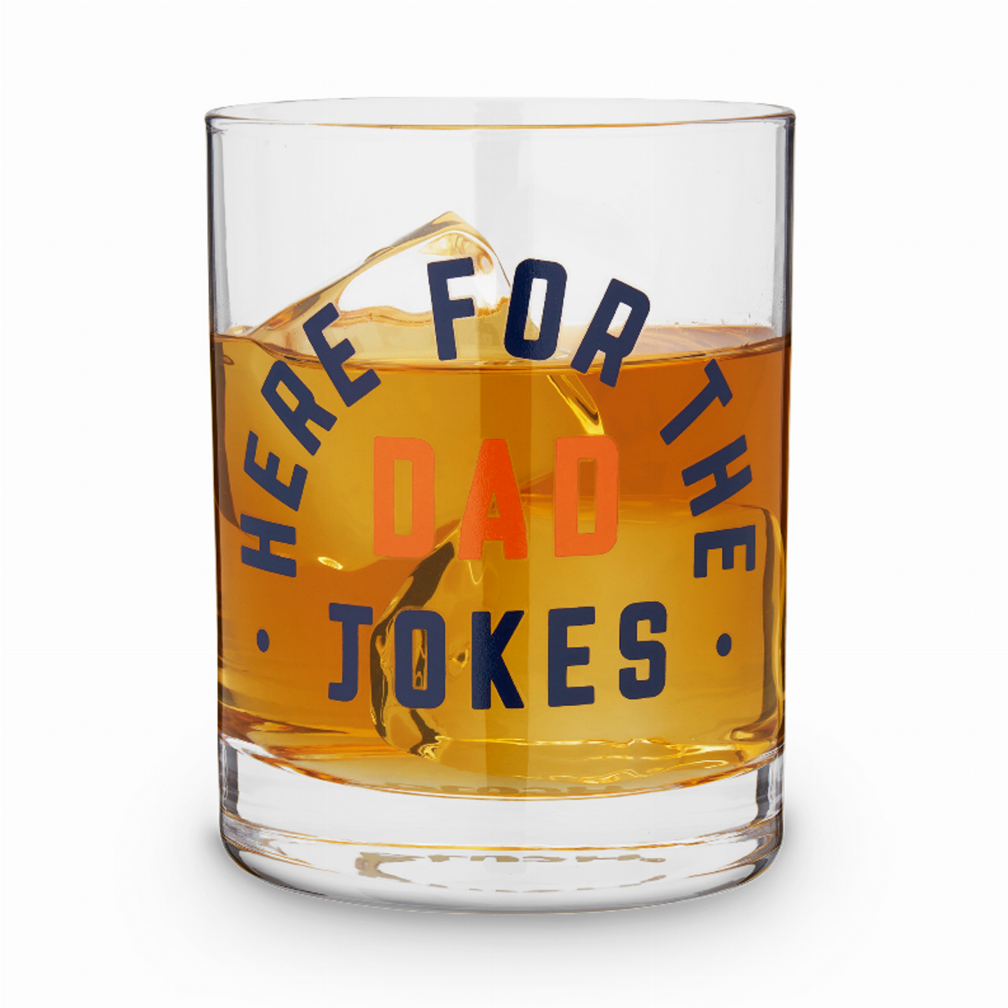 Here for the Dad Jokes Cocktail Glass by Blush, 11 oz
