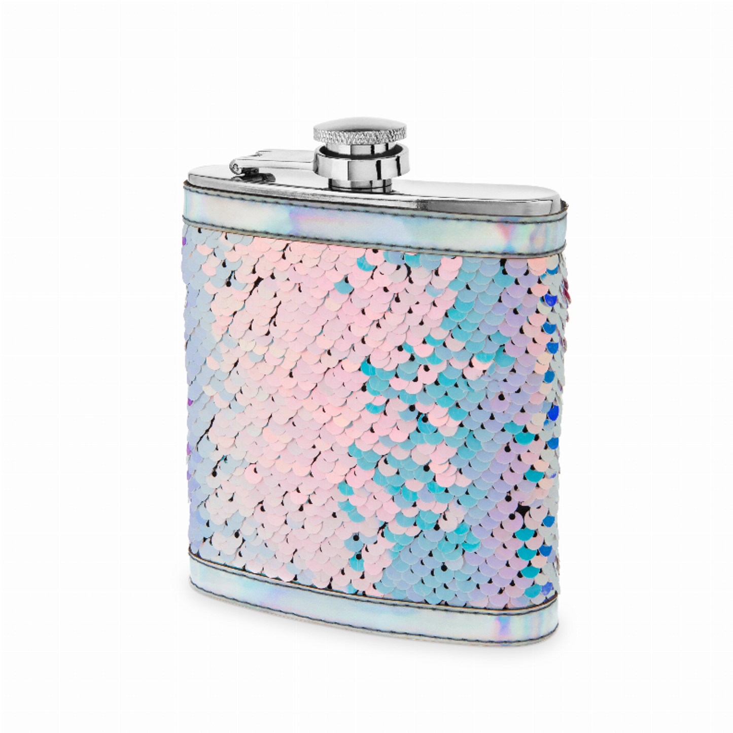 Splash Mermaid Sequin Captive Flask by Blush