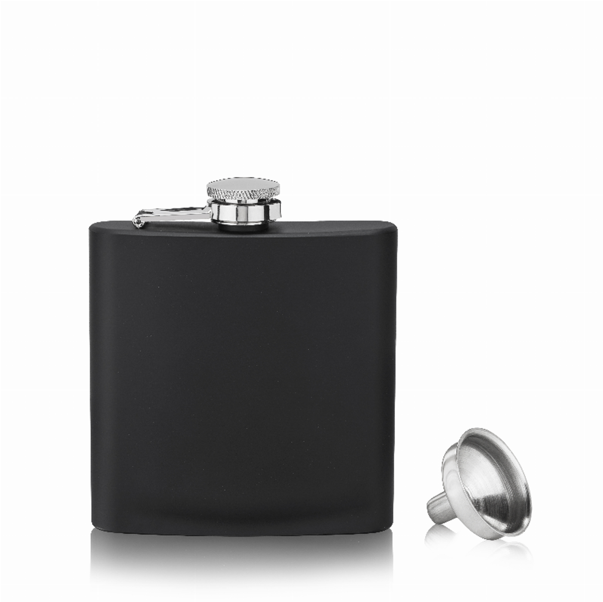 Trueflask 6 oz Matte Black Flask by True