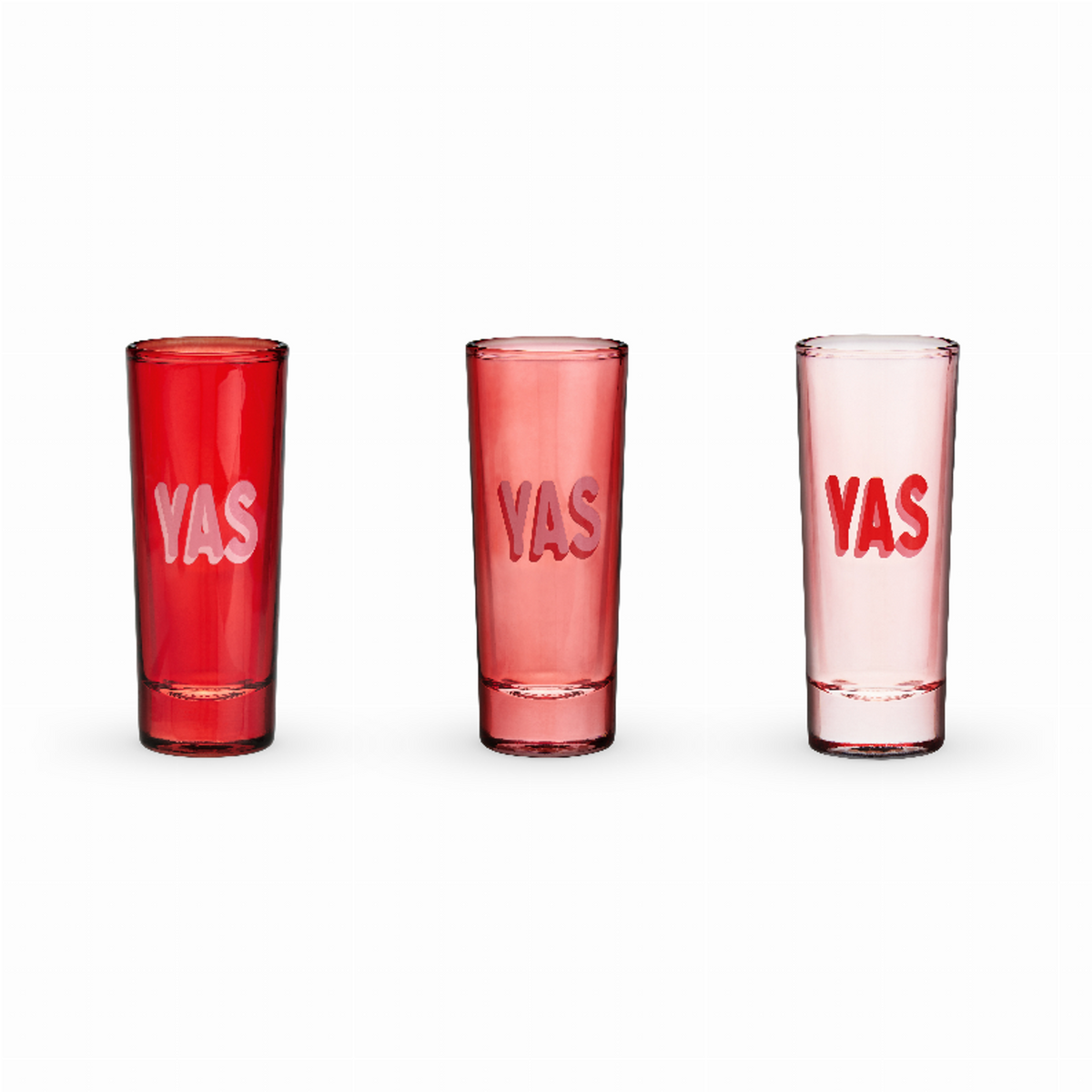 Yas Shot Glasses by Blush, Set of 3