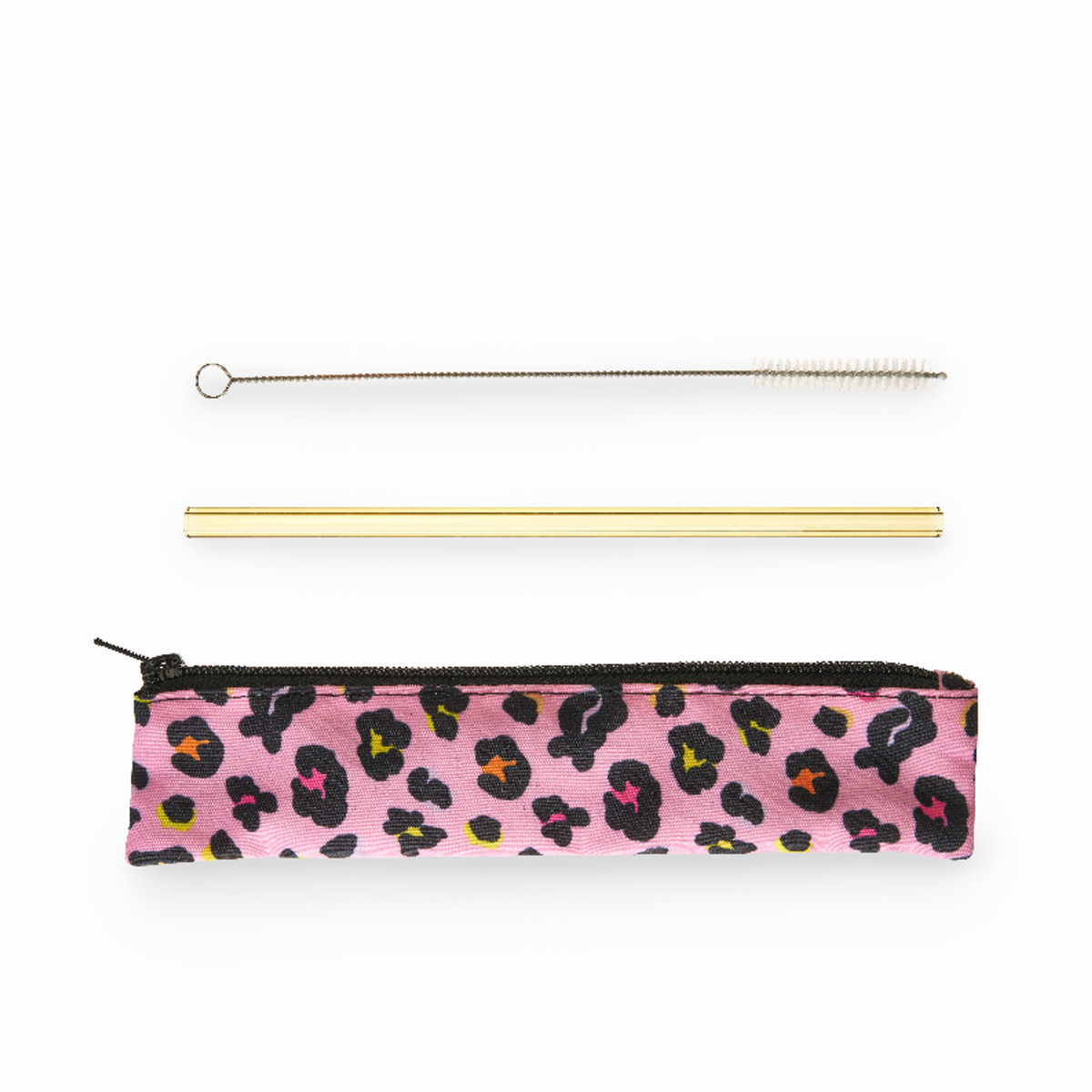Electric Animal Glass Straw Set by Blush
