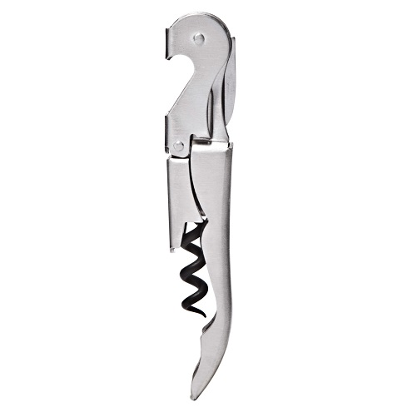 Stainless Steel Pulltap Double-Hinged Corkscrew